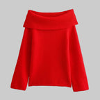 Jersey de Punto de Color Sólido