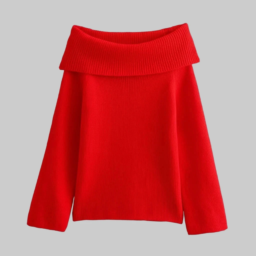 Jersey de Punto de Color Sólido