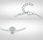 Pulsera Círculo Aura Plateada