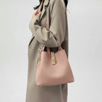 Bolso Tote Bucket Estructurado