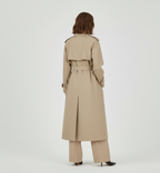 Abrigo Trench Clásico Caqui