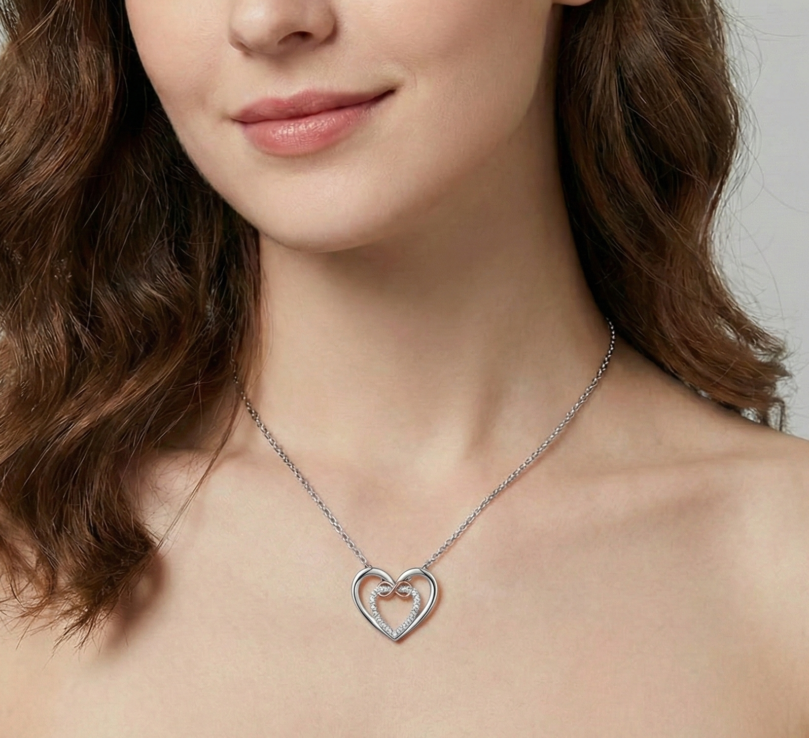 Collar con Forma de Corazón