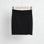 Falda de Talle Alto con Abertura