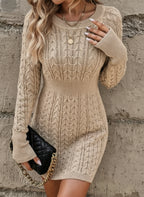 Vestido Ajustado de Punto Moderno